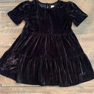 Girls Velvet Gap Dress - Size 8 (M)